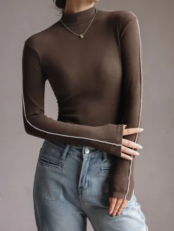 Online Silver Lining Long Sleeve Top T-shirts|Tops