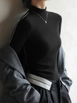 Online Silver Lining Long Sleeve Top T-shirts|Tops