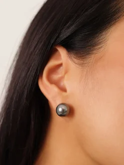 Online Silver Pearl Stud Earrings Earrings|Accessories