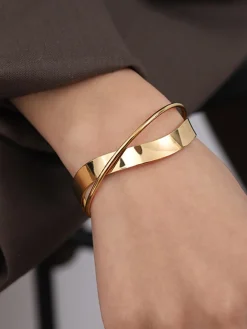 Best Simple Flat Mouthed Bracelet Rings & Bracelets|Accessories