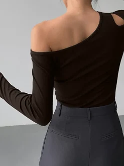 Sale Slinky Cutout Knit Top Sweater Tops|Sweaters & Cardigans