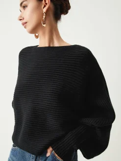 Outlet Slouchy Oversized Rib Crop Sweater Sweater Tops|Sweaters & Cardigans