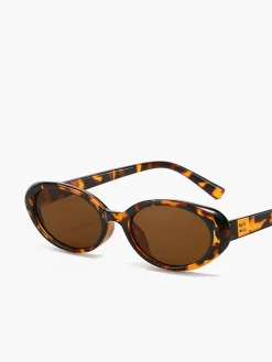 Discount Small Oval Leopard Frame Sunglasses Sunglasses|Accessories