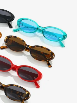 Discount Small Oval Leopard Frame Sunglasses Sunglasses|Accessories