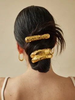 New Smooth U-Shaped Black Rubber Band Hair Claws & Hats|Accessories