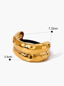 New Smooth U-Shaped Black Rubber Band Hair Claws & Hats|Accessories