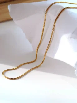 Online Snake Chain Layered Necklace Necklaces|Accessories