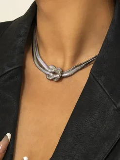 Outlet Snake Shape Knotted Necklace Necklaces|Accessories