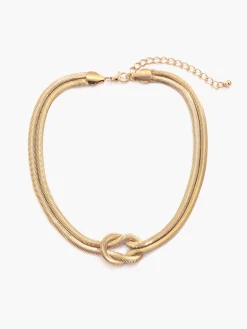 Outlet Snake Shape Knotted Necklace Necklaces|Accessories