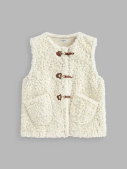Hot Soft Pockets Fleece Vest Outerwear|Vests