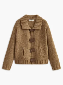 Best Soft-Buckle Lapel Cardigan Cardigans|Sweaters & Cardigans
