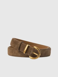 Soft-Buckle Leather Belt Belts & Chain|Accessories
