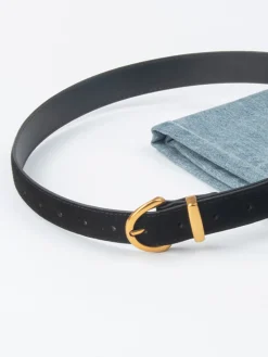 Soft-Buckle Leather Belt Belts & Chain|Accessories