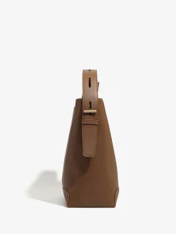 Clearance Soft-Buckle Piping Bucket Bag Bags|Accessories