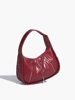 Hot Soft-Buckle Zip-Decor Armpit Bag Bags|Accessories