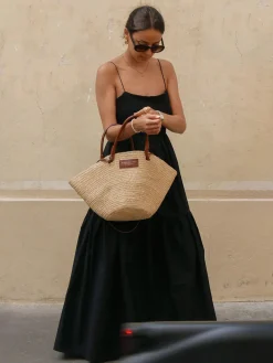 Hot Solid Backless Long Dress White Dresses|Black Dresses