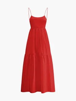 Hot Solid Backless Long Dress White Dresses|Black Dresses