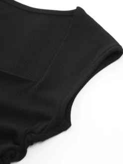 Clearance Solid Basic Cap Sleeve Top Tank Tops & Camis|Tops