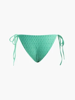 Discount Solid Halter Knotted Bikini Set Swimwear|Tops