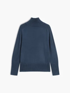 Clearance Solid High Neck Knit Sweater Sweater Tops|Sweaters & Cardigans