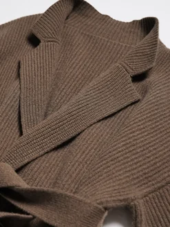 Sale Solid Knit Trench Coat Cardigans|Sweaters & Cardigans