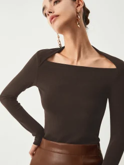 Sale Solid Long Sleeve Shirt T-shirts|Tops