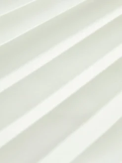 New Solid Pleated Strapless Split Dress White Dresses|Casual Dresses