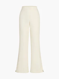 Outlet Solid Straight Leg Pants Pants|Matching Sets