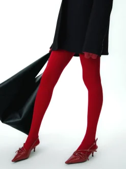 Discount Solid Velvet Tights Socks & Tights|Accessories