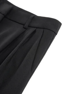 Hot Solid Wide Leg Pants Without Belt Pants|Wide Leg