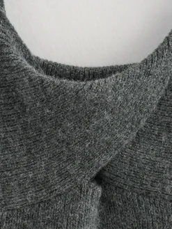 Best Spaghetti Strap Knotted Sweater Vest Vests|Knitwear