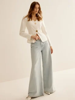 Sale Split Skinny Blazer Outerwear|Blazers
