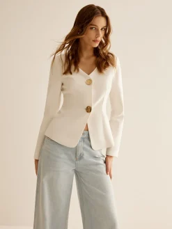 Sale Split Skinny Blazer Outerwear|Blazers