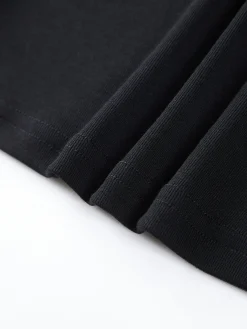 New Square Neck Solid Long Sleeve Shirt Sweater Tops|T-shirts