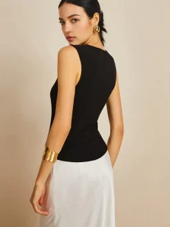 Online Square Neck Sweater Vest Sweater Vests|Sweaters & Cardigans