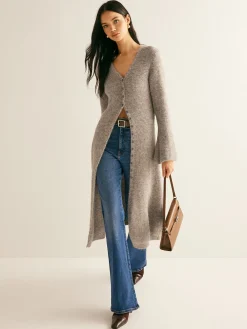 Best Stacking V-Neck Split Breasted Sweater Dress White Dresses|Black Dresses