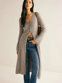 Best Stacking V-Neck Split Breasted Sweater Dress White Dresses|Black Dresses