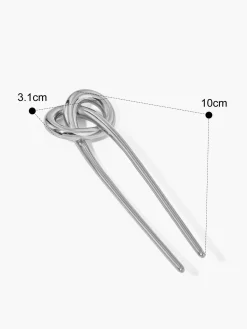 Discount Stainless Knotted Hairpin Hair Claws & Hats|Accessories