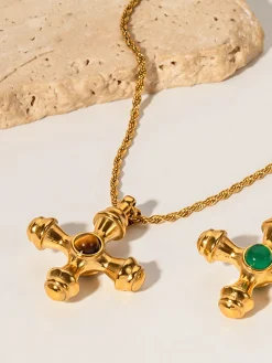 Discount Stainless Steel Cross Necklace Necklaces|Accessories