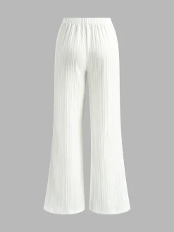 Online Stand Collar Bishop Sleeve Pants Set Long Sleeve Sets|Pants Sets