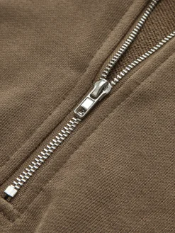 Best Stand Collar Drawstring & Zipper Sweatshirt Tops