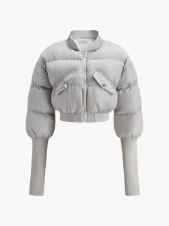 Stand Collar Short Winter Bread Coat Outerwear|Coats
