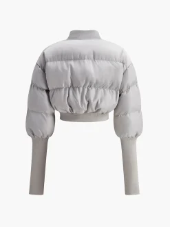 Stand Collar Short Winter Bread Coat Outerwear|Coats
