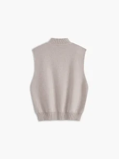 Stand Collar Sweater Vest Sweater Vests|Sweaters & Cardigans