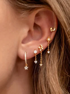 Sale Stars and Moon Earrings-5 Pieces Earrings|Accessories