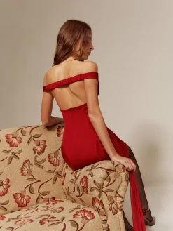 Hot Straight Neck Ribbon Pleated Short Dress Cocktail & Party Dresses|Summer Dresses