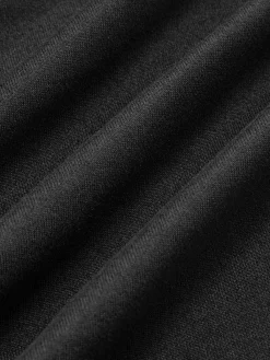 Straight-Shoulder Bud Waist Jersey Dress Black Dresses|Cocktail & Party Dresses