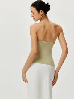 Strapless Split Pearl Sweater Vest Sweater Vests|Sweaters & Cardigans