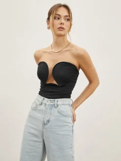 Hot Strapless Wire Bustier Corset Top Sweater Tops|Corset Tops