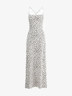 Best Strappy Floral Print Crisscross Flowy Long Sundress Casual Dresses|Floral Dresses